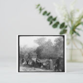 〒1880-1897フロリダ州トモカ川アリゲーター狩り ポストカード (スタンド正面)