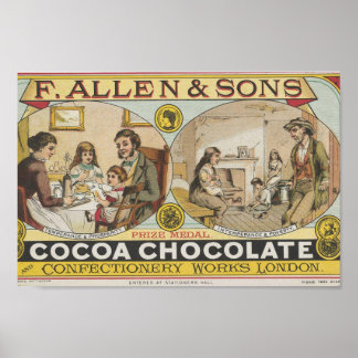 1880 London magazine ad Poster ポスター