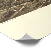 1880 Rochester, NY Bird's-eye viewパノラママップ ポスター (角)