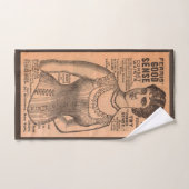 1880sフェリス・コモンセンス・コルセットとプリント バスタオルセット (ハンドタオル)