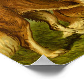 1881ヴィンテージセントバーンナーズプリント ポスター (角)