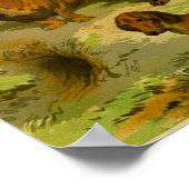 1881ヴィンテージダックスントプリント ポスター (角)