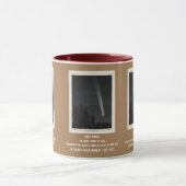 1881年の彗星素晴らしテブト彗星 マグカップ (中央)