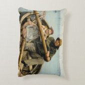 1881年救済Emile Renouf著 アクセントクッション (裏面(縦))