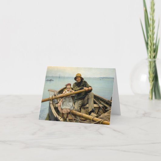 1881年救済Emile Renouf著 サンキューカード (正面)