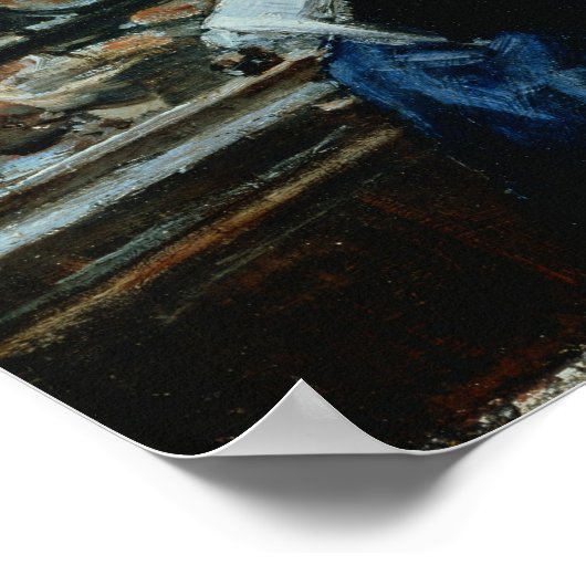 1881年、窓で ポスター (角)