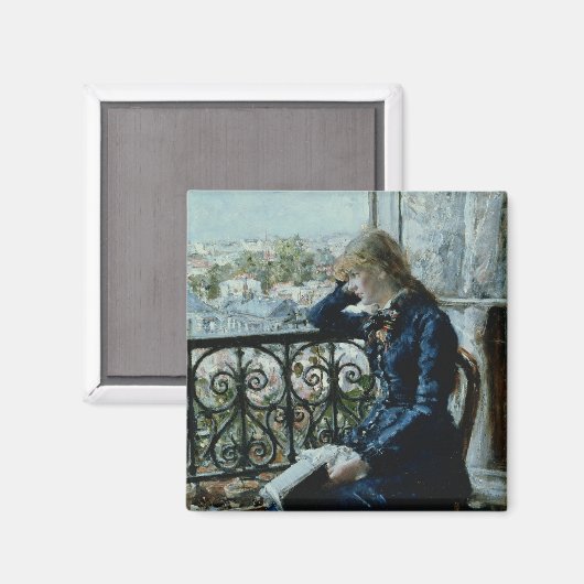 1881年、窓で マグネット (正面/裏面)