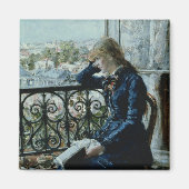 1881年、窓で マグネット (正面)