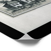 1881航空地図Norristown PA Pennsylvania Poster ポスター (角)