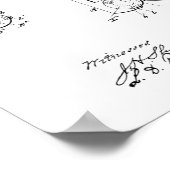 1881 Gun Revolver Patent Art Drawing Print ポスター (角)