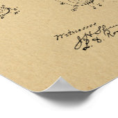 1881 Gun Revolver Patent Art Drawing Print ポスター (角)