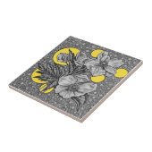 1881 Sherwin & Cotton Estatic Transferware Repro タイル (側面)