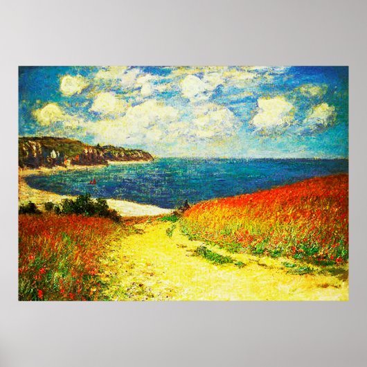 1882年1882年11月24日にポーヴィルでトウモロコシを通過 ポスター (正面)