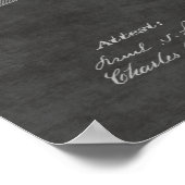 1882機飛んでいる機航空機特許スケッチプリント ポスター (角)