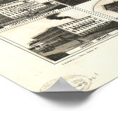 1882 Brockton, MA Bird's-eye viewパノラママップ ポスター (角)