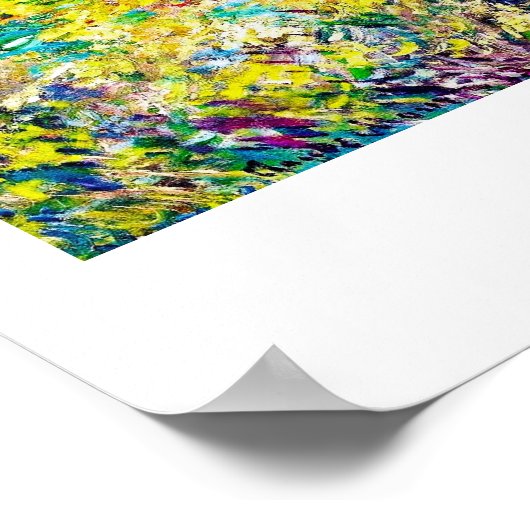 1883クロード・モネの近くの風景 ポスター (角)