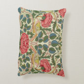 、1883年は「上がりました」(印刷された綿) アクセントクッション (裏面(縦))