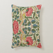 、1883年は「上がりました」(印刷された綿) アクセントクッション (正面(垂直))