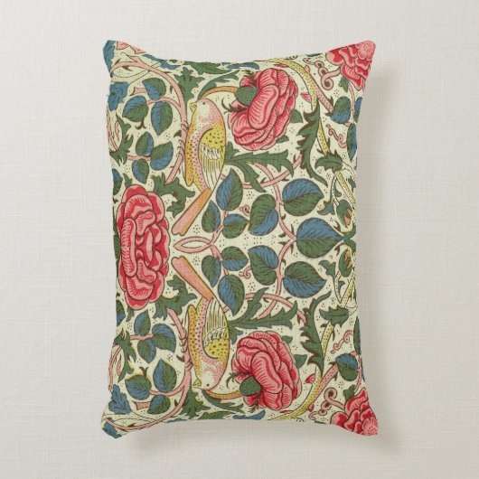 、1883年は「上がりました」(印刷された綿) アクセントクッション (正面(垂直))