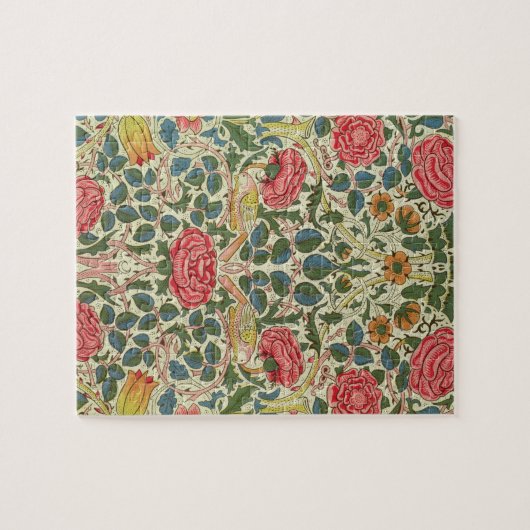 、1883年は「上がりました」(印刷された綿) ジグソーパズル (横)