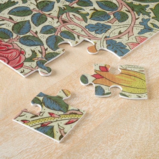 、1883年は「上がりました」(印刷された綿) ジグソーパズル (側面)