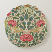 、1883年は「上がりました」(印刷された綿) ラウンドクッション (裏面)