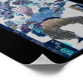 1883年頃、天狗の攻撃を受けた武士 ポスター (角)