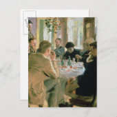 1883年、ランチタイム ポストカード (正面/裏面)