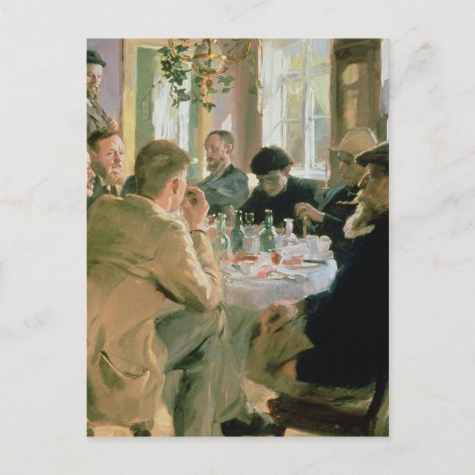 1883年、ランチタイム ポストカード (正面)