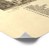 1883 Jamestown, ND鳥瞰図パノラママップ ポスター (角)