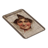 1884ボンネットの歯粉トレードカード マグネット (右側)