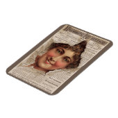 1884ボンネットの歯粉トレードカード マグネット (左側)