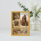 1884年のマクベス遊。 ポストカード (スタンド正面)