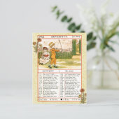 1884年11月アルマナック。射手座、アーチャー ポストカード (スタンド正面)