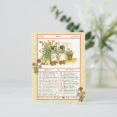 1884年5月アルマナック。双生児ジェミニ ポストカード (スタンド正面)