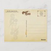 1884年5月アルマナック。双生児ジェミニ ポストカード (裏面)