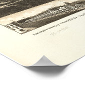 1884 Skaneateres, NY Bird's-eye viewパノラママップ ポスター (角)