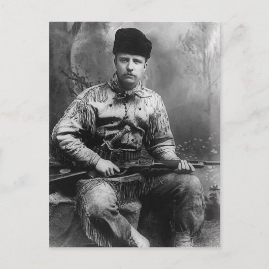 1885セオドアルーズベルト ポストカード (正面)