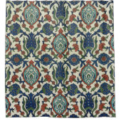 1885ヴィンテージアラビアンデコファンタジーフローラ シャワーカーテン (正面)