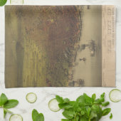 1885年からのニュー・オーリンズルイジアナ市 キッチンタオル (折り畳み)