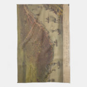 1885年からのニュー・オーリンズルイジアナ市 キッチンタオル (縦)