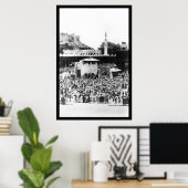 1885年のマッカアラビアでのイスラム教の礼拝 ポスター (ホームオフィス)