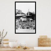 1885年のマッカアラビアでのイスラム教の礼拝 ポスター (キッチン)