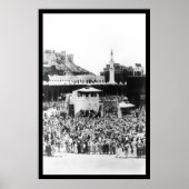 1885年のマッカアラビアでのイスラム教の礼拝 ポスター (正面)