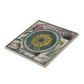 1885年美的日本風リカラフルプロ タイル (側面)