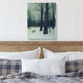 1885年、冬の木 キャンバスプリント (インサイチュ (寝室))