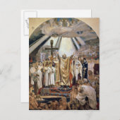 1885年～96年ロシアのバプテスマ ポストカード (正面/裏面)