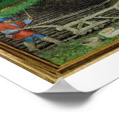 18855年10月を追加：耕し、播種、ボーから ポスター (角)