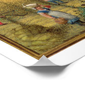 18855年9月を追加：収穫、耕作、播種 ポスター (角)