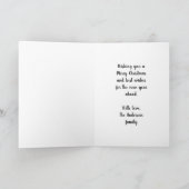 1885 Christmas Morning's 絵を描 by Mansel Lewis カード (内部)